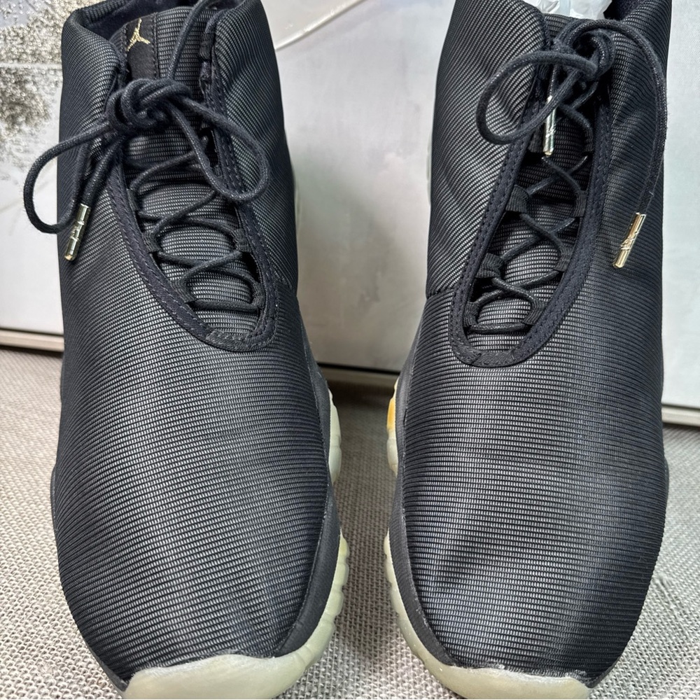 Nike Air Jordan Future Black Reflective Sneakers Shoes Size 13 High Top - Picture 11 of 16
